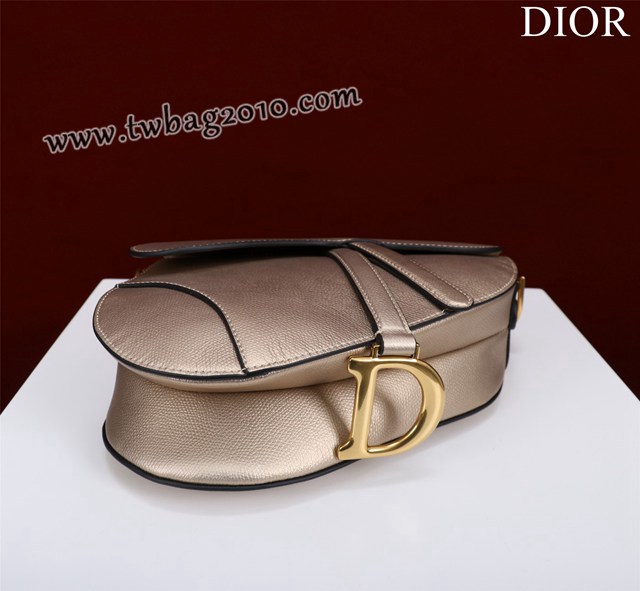 Dior专柜新款迪奥高仿原单长肩带大小号牛皮马鞍包手拎斜挎包 djfk1783